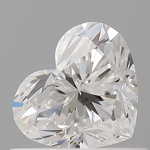 0.51 carat E-VVS1 Natūralus Heart Deimantas (1)