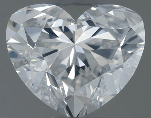 0.6 carat G-SI2 Natūralus Heart Deimantas (1)