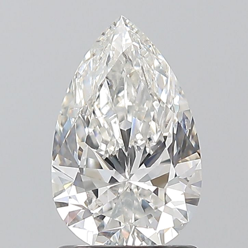 1.2 carat G-SI2 Natūralus Pear Deimantas (1)