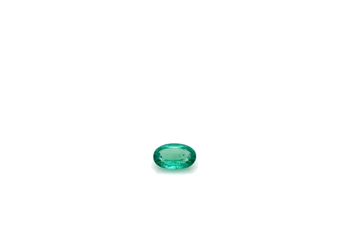 0.4 carat GREEN Oval Smaragdas (1)