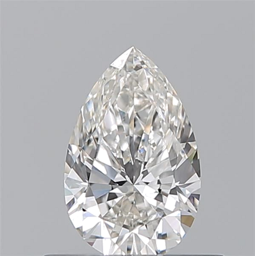 0.51 carat H-VVS2 Natūralus Pear Deimantas (1)