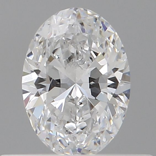 0.42 carat D-VVS2 Natūralus Oval Deimantas (1)