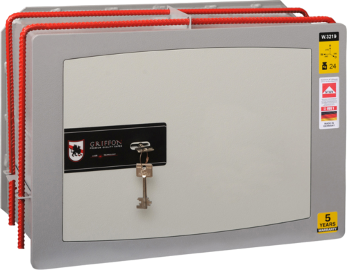 Griffon W.3219.K Wall-Mounted Safe, S2 Class (24 kg) (1)