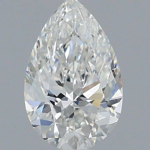 0.5 carat G-SI1 Natūralus Pear Deimantas (1)