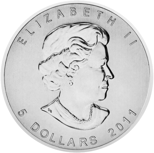 1 oz Pilkasis Vilkas Kanada 2011 sidabrinė moneta (2)