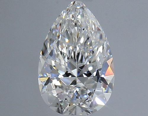 0.52 carat E-VVS1 Natūralus Pear Deimantas (1)