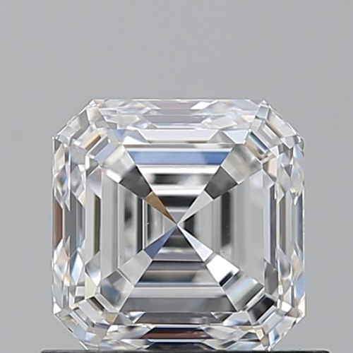 0.91 carat E-VS2 Natūralus Asscher Deimantas (1)