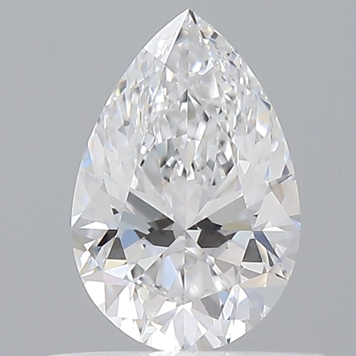 0.6 carat D-VVS1 Natūralus Pear Deimantas (1)