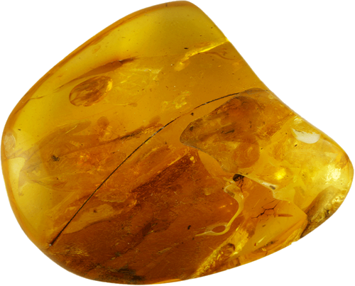22,15 g Amber Nugget with fly inclusion (6)