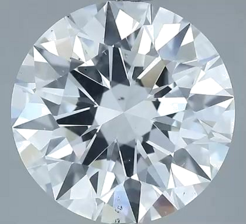 5.13 carat D-SI2 Excellent cut Natūralus Round Deimantas (1)