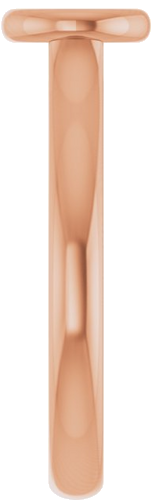 Sužadėtuvių Žiedas „Bezel-Set Solitaire“ 14k rose gold Round 5.2mm (4)