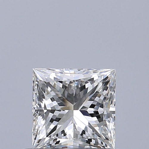 0.5 carat F-IF Natūralus Princess Deimantas (1)