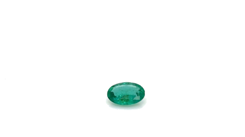 0.6 carat GREEN Oval Smaragdas (1)