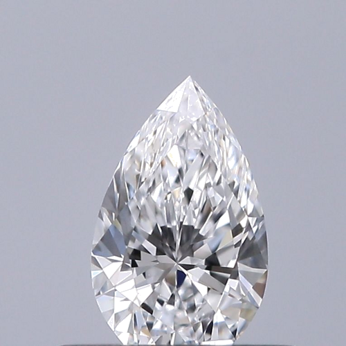 0.33 carat D-VVS1 Natūralus Pear Deimantas (1)