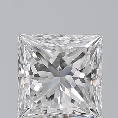 1.01 carat F-VS2 Natūralus Princess Deimantas (1)