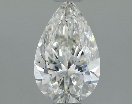 0.7 carat H-SI1 Natūralus Pear Deimantas (1)
