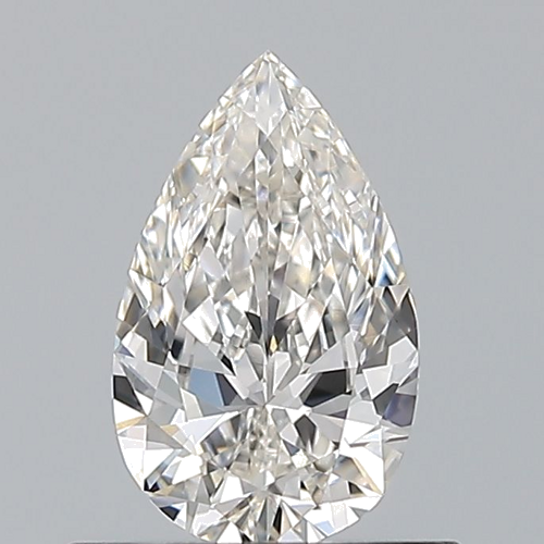 0.52 carat H-VVS1 Natūralus Pear Deimantas (1)