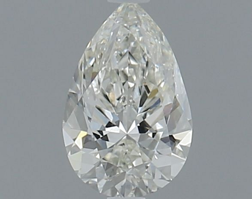 0.5 carat I-SI1 Natūralus Pear Deimantas (1)