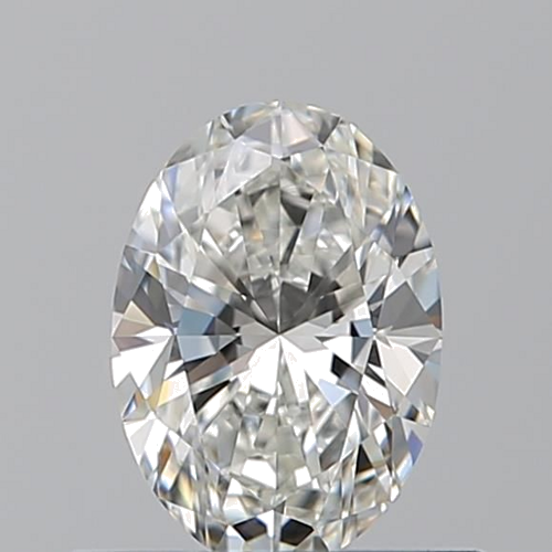 0.51 carat H-VVS1 Natūralus Oval Deimantas (1)