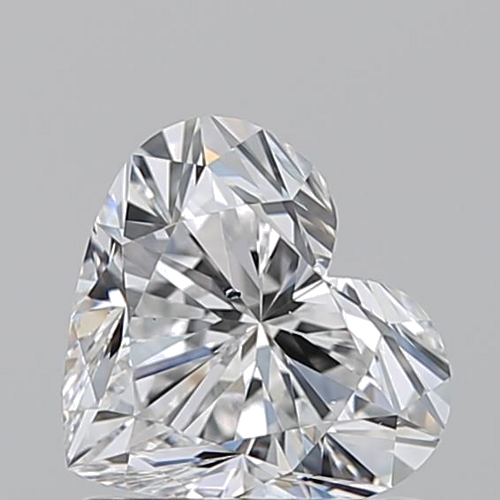 1.01 carat E-SI1 Natūralus Heart Deimantas (1)