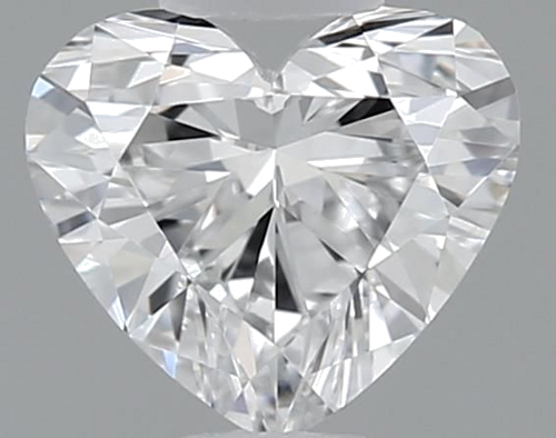 0.3 carat D-VVS2 Natūralus Heart Deimantas (1)