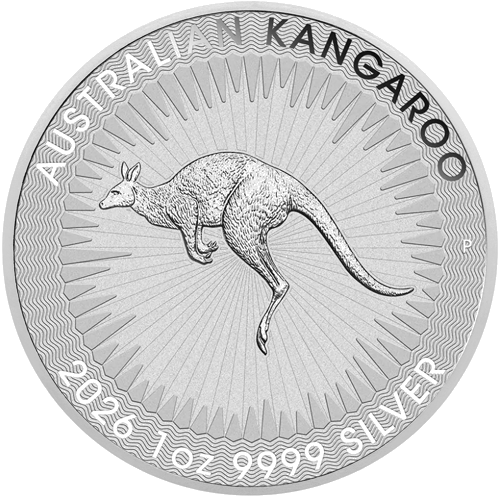 1 oz Kengūra 2026 Australija sidabrinė moneta (1)