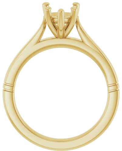 Sužadėtuvių Žiedas „Solitaire“ 14k yellow gold Pear 10mm x 7mm (2)