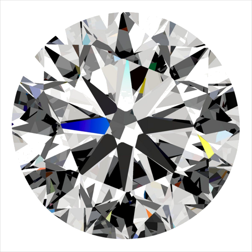 0.3 carat G-VVS2 Very Good cut Natūralus Round Deimantas (1)