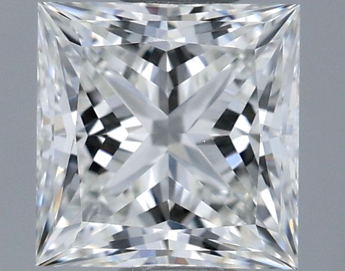 0.57 carat G-VVS2 Natūralus Princess Deimantas (1)