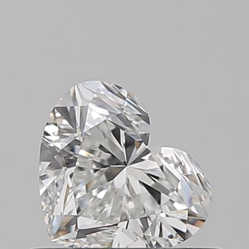 0.52 carat G-VVS2 Natūralus Heart Deimantas (1)