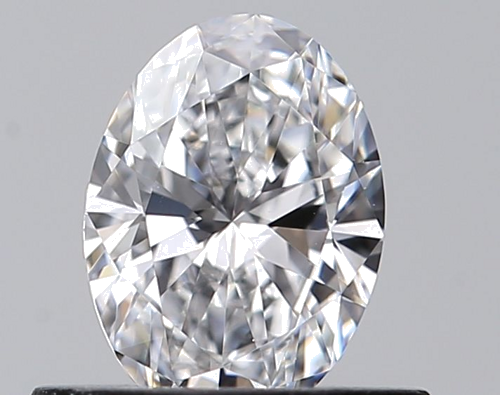 0.5 carat D-VVS2 Natūralus Oval Deimantas (1)