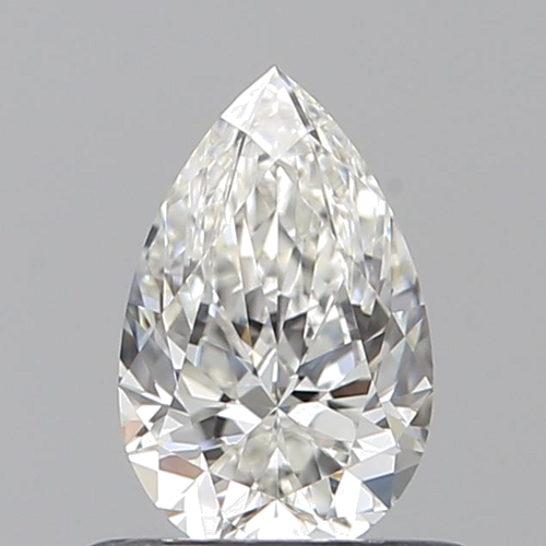 0.54 carat G-VVS1 Natūralus Pear Deimantas (1)