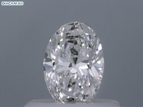 0.4 carat D-VVS2 Natūralus Oval Deimantas (1)