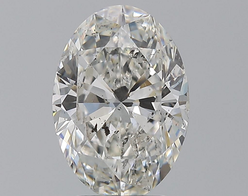 3.0 carat G-SI2 Natūralus Oval Deimantas (1)