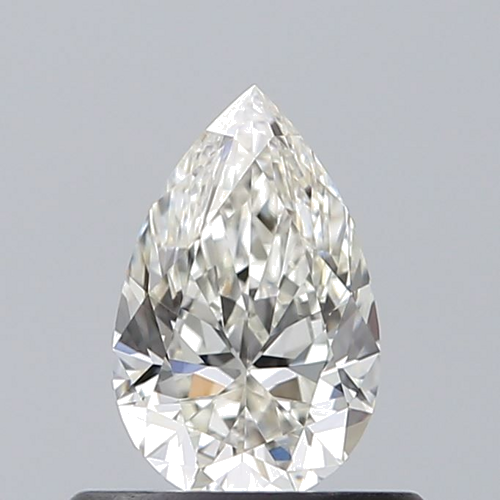 0.5 carat I-SI1 Natūralus Pear Deimantas (1)