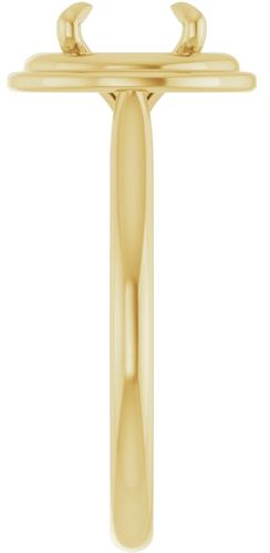 Sužadėtuvių Žiedas „Claw-Prong Solitaire“ 14k yellow gold Round 7.4mm (4)