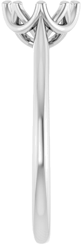 Sužadėtuvių Žiedas „Solitaire“ 585 Baltojo Aukso Round 6.5mm (4)