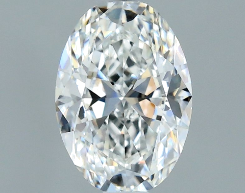 0.5 carat F-VVS2 Natūralus Oval Deimantas (1)