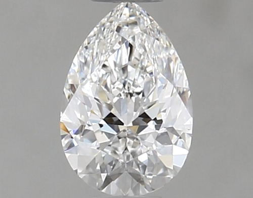 0.5 carat E-VS1 Natūralus Pear Deimantas (1)