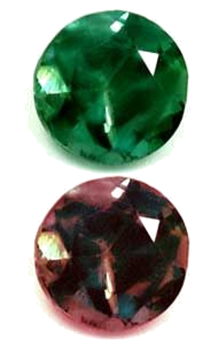 0.16 carat GREEN Round Alexandrite (1)
