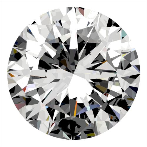 0.3 carat E-VS2 Very Good cut Natūralus Round Deimantas (1)