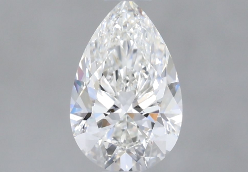 0.71 carat H-VVS2 Natūralus Pear Deimantas (1)