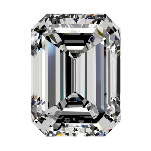 0.3 carat F-VVS1 Natūralus Emerald Deimantas (1)