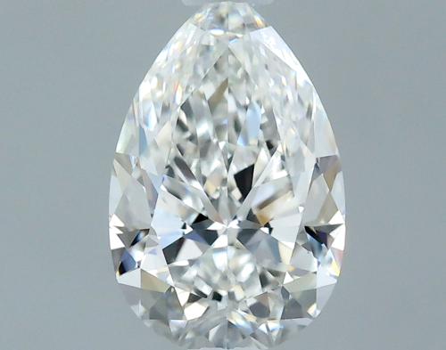 0.51 carat F-VS1 Natūralus Pear Deimantas (1)