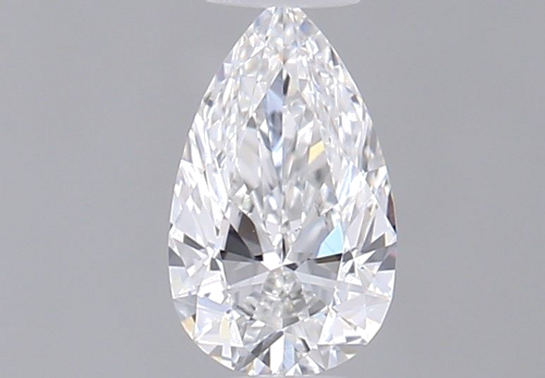 0.3 carat E-VS1 Natūralus Pear Deimantas (1)