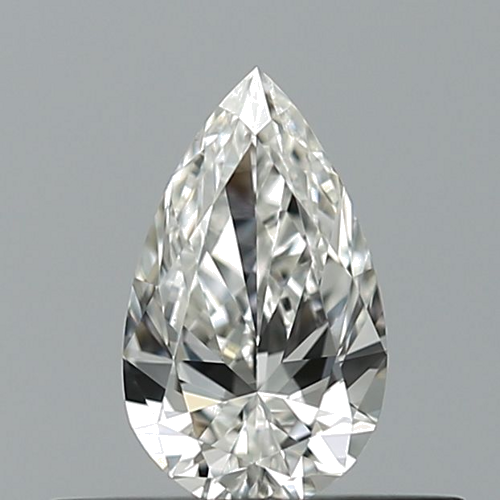 0.31 carat G-VVS2 Natūralus Pear Deimantas (1)