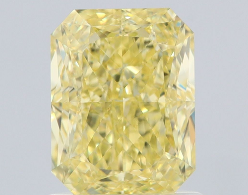1.34 carat Fancy Yellow-VVS2 Natūralus Radiant Deimantas (1)