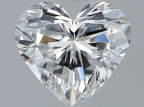 0.7 carat D-VS2 Natūralus Heart Deimantas (1)