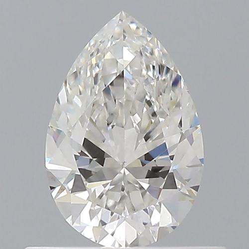 0.5 carat H-VS2 Natūralus Pear Deimantas (1)
