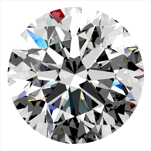 0.3 carat H-VVS2 Very Good cut Natūralus Round Deimantas (1)